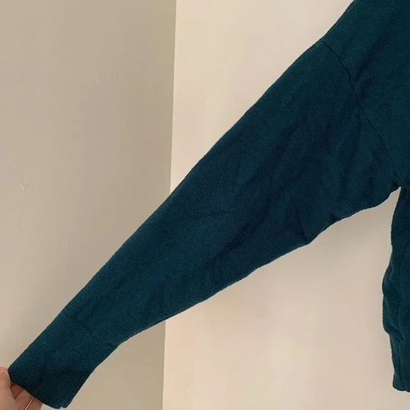 Cotton On Sweater Women’s XL Green Knit Together Crew Neck Cropped Pullover - Picture 3 of 7